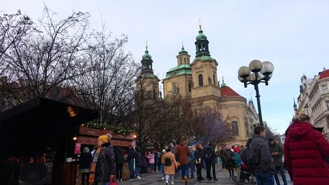 Old Town Square in Prague 動画素材 128413983