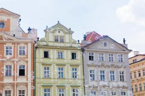 Old Town Square in Prague Stock Photos