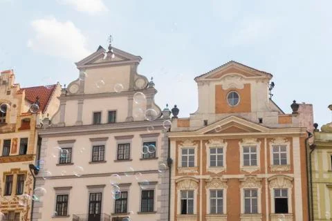 Old Town Square in Prague Stock Photos