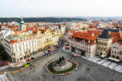 Old town square in Prague Stock Photos