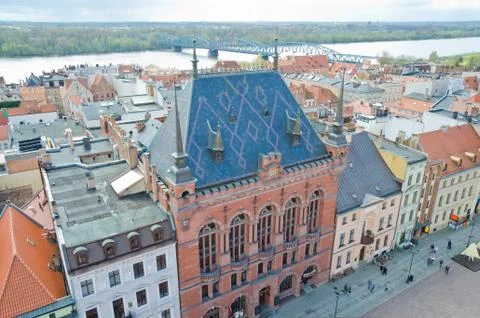 Old Town Square, Torun Stock Photos