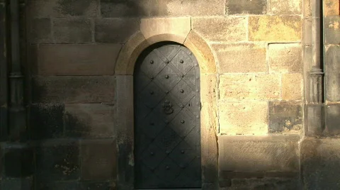 Old Town Tower Stock Footage 571739