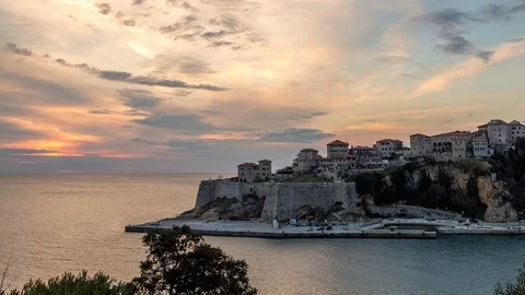Old Town Ulcinj timelapse Видео 69825087