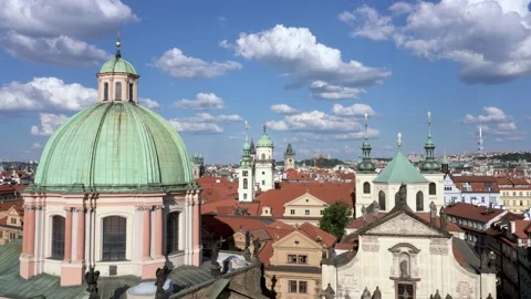 Old town view of Prague, Czech Republic Stock Footage 211787256