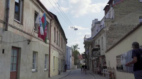 Old Town Vilnius Stock Footage 115317783