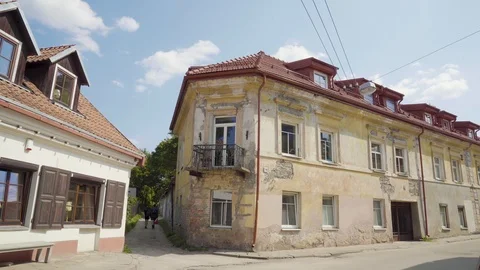 Old Town Vilnius Stock Footage 115317790