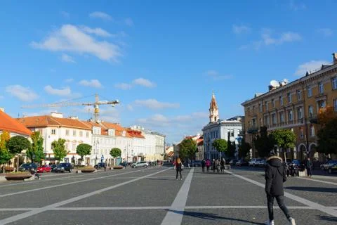 The old town of Vilnius. Foto stock