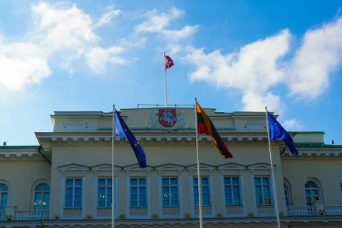 The old town of Vilnius. Stock Photos
