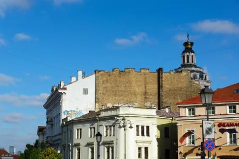 The old town of Vilnius. Stock Photos
