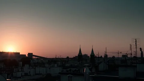 Old Town in Wroclaw sunset timelapse Video stock 90599205