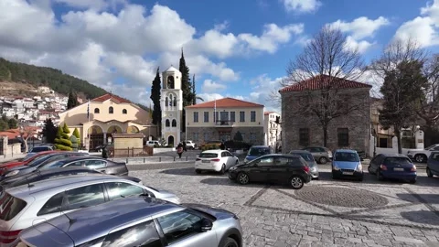 The old town of Xanthi,  Greece Stock Footage 328354142