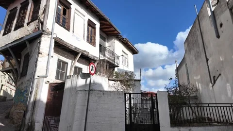 The old town of Xanthi,  Greece Stock Footage 328354318