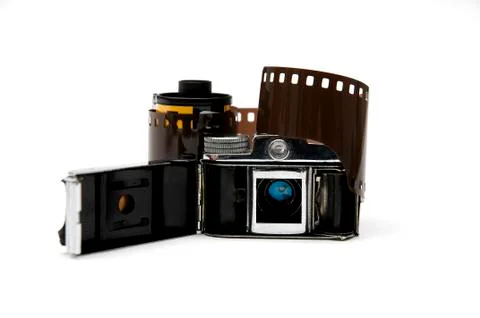 Old toy camera Stock Photos