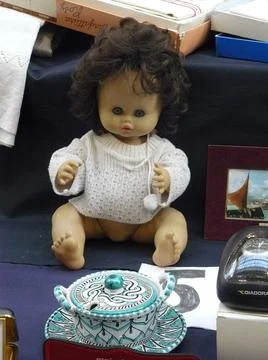 Old toy doll Stock Photos