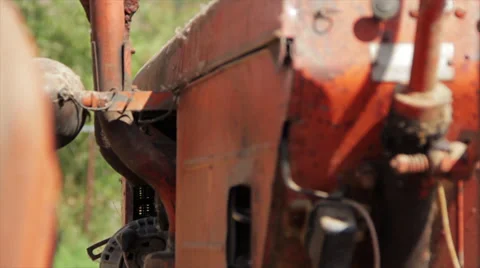 Old Tractor Controls 動画素材 39676012