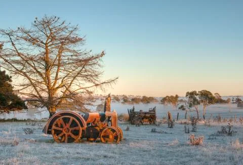 Old tractor Stock Photos