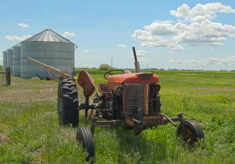 Old tractor Stock Photos