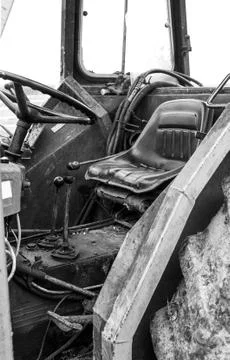 Old tractor Foto stock