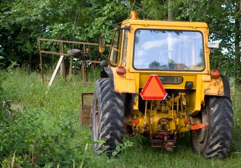 Old tractor Stock Photos