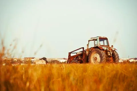 Old tractor Stock Photos