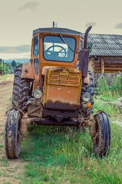 Old tractor Stock Photos