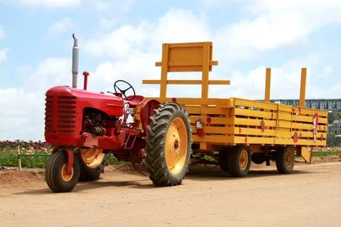 An old tractor Stock Photos