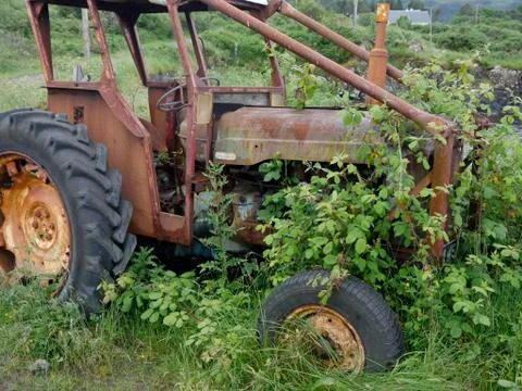 Old tractor Stock Photos