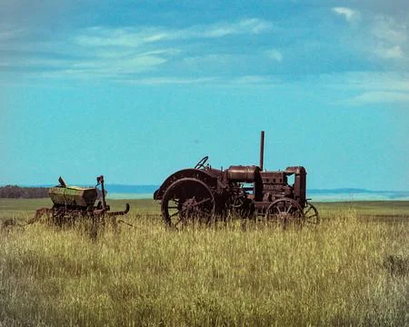 Old tractor Stock Photos