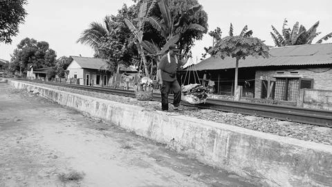 Old trader Stock Photos