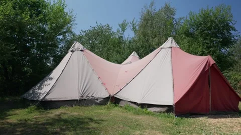 Old Traditional Tent Stock Footage 344865048