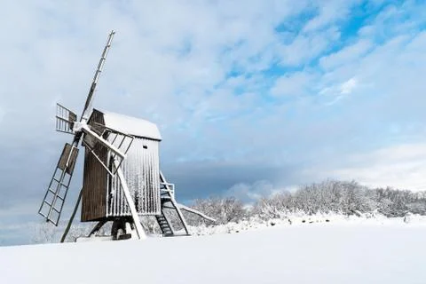 Old traditional windmill Stock Photos