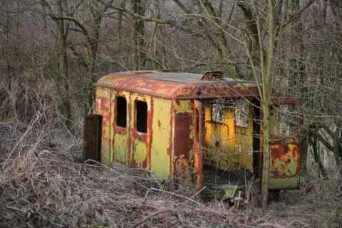 Old trailer Stock Photos