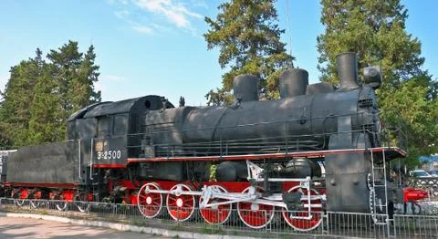 Old train, 1920-th years Stock Photos