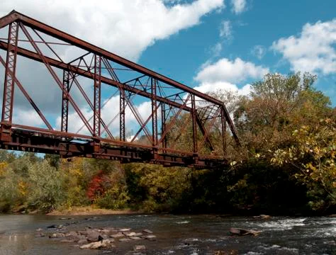 Old Train Bridge Stock Photos