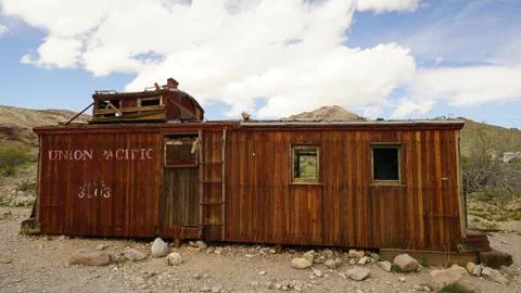 Old train caboose Stock Photos