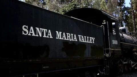 Old Train Car From Santa Maria Valley Stock Footage 71365707