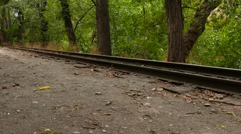 Old Train Coming Towards You Stock Footage 56593519
