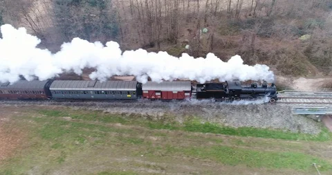 Old train Stock Footage 99906788