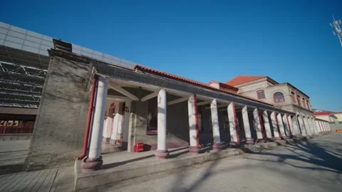 Old train station  1905 Beijing Stock-Footage 166789049