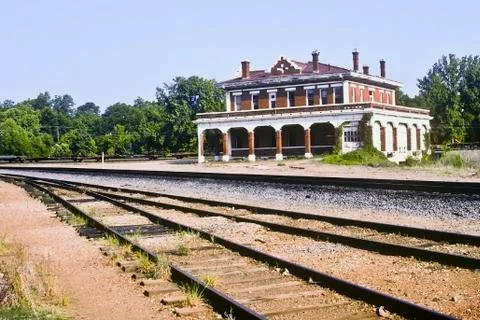 Old Train Station Stock Photos