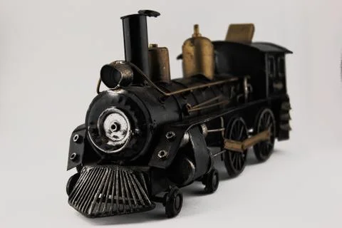 OLD TRAIN TOY Stock Photos