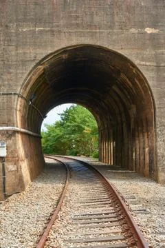 Old train tunnel Stock Photos