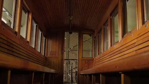 Old train wagon Video stock 262332610