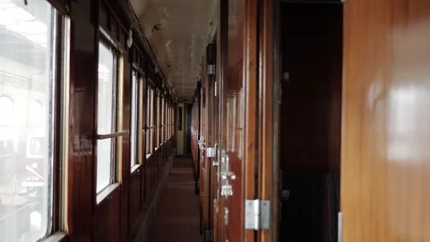 Old Train Wagon Video stock 262461660