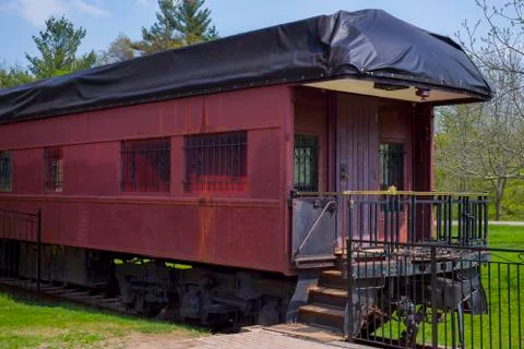 Old train wagon Stock Photos