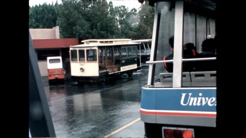 Old tram cart Stock Footage 276289660