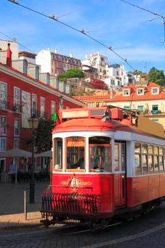 Old tram Stock Photos