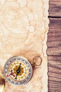 Old treasure map Stock Photos