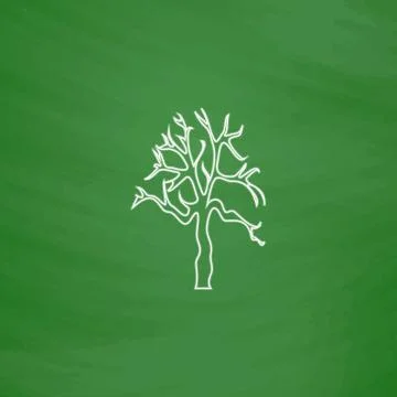 Old Tree computer symbol Stock-Illustration