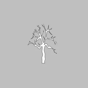 Old Tree computer symbol Stock Illustration